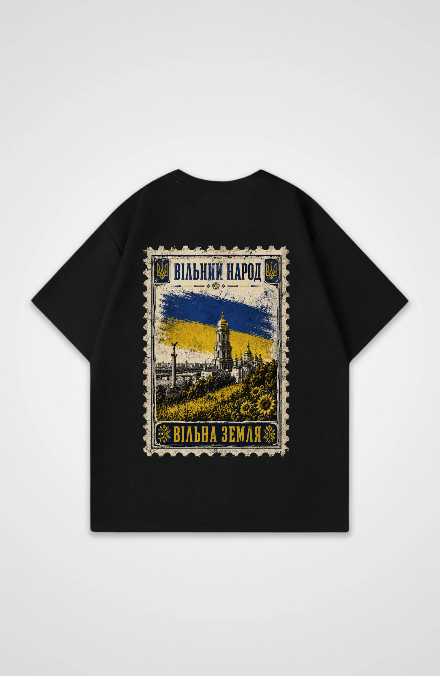 Freies Land Oversized Shirt - Black Back (Designed)